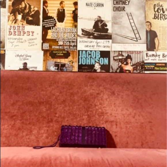 Dope N Saved Custom Faith Purple Clutch - Picture 2 of 6